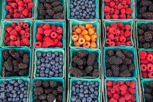 berries in the market