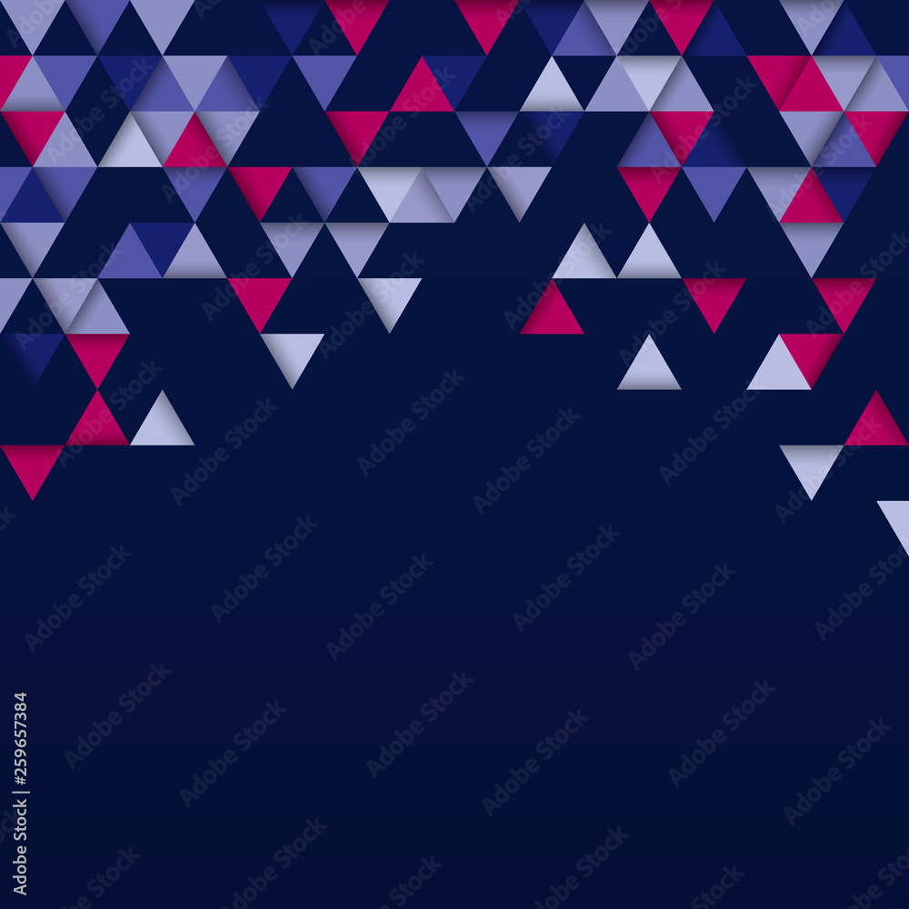 Colorful geometric triangle pattern