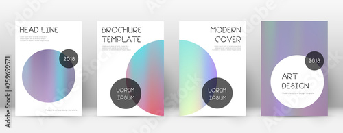 Flyer layout. Trendy fabulous template for Brochur