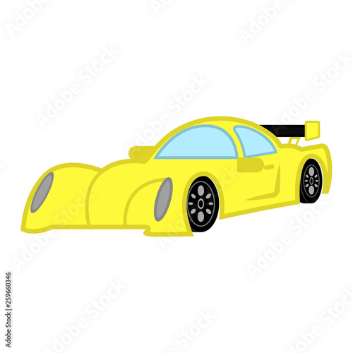 Isolated racing car image. Vector illustration design © lar01joka