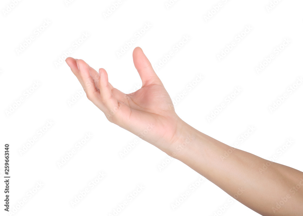 Beautiful hands isolated, Hand holding something with clipping path. Beautiful hands isolated, Hand holding something with clipping path.