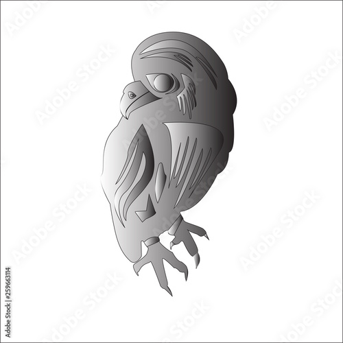 silver bird that is perched