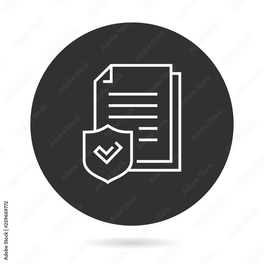 Data security - vector icon. Illustration isolated. Simple pictogram. Data security - vector icon. Illustration isolated. Simple pictogram.