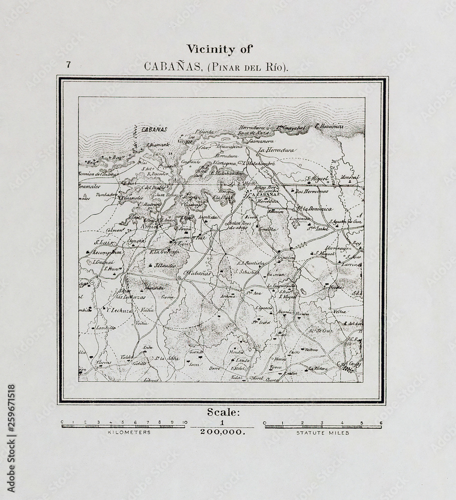 Obraz premium Old map