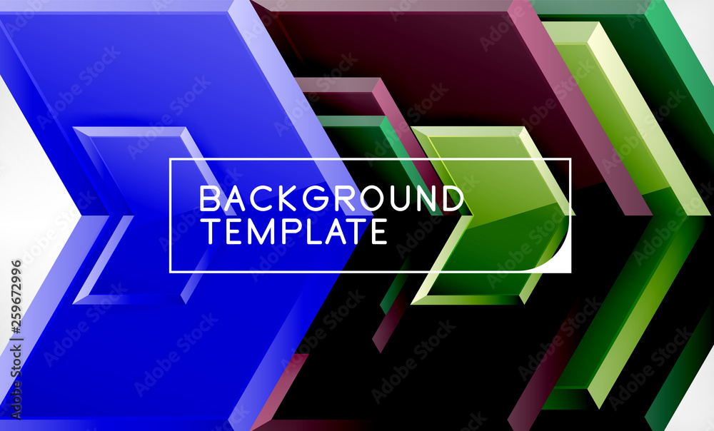 Abstract glossy techno arrows background Abstract glossy techno arrows background