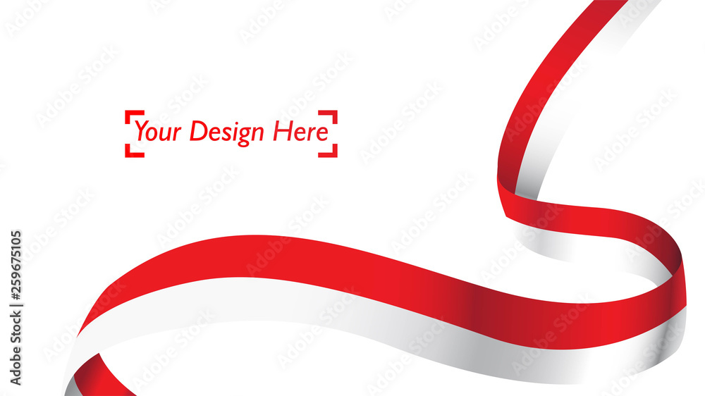 Indonesian patriotic background template with empty space for text, design, Holidays, Independence Day. Welcome to Indonesia concept - Vector Indonesian patriotic background template with empty space for text, design, Holidays, Independence Day. Welcome to Indonesia concept - Vector