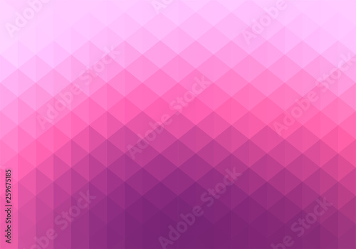 Shiny vibrant pink and purple color tone, gradient and geometric background
