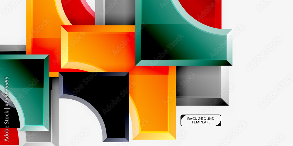 Geometric shapes abstract background Geometric shapes abstract background