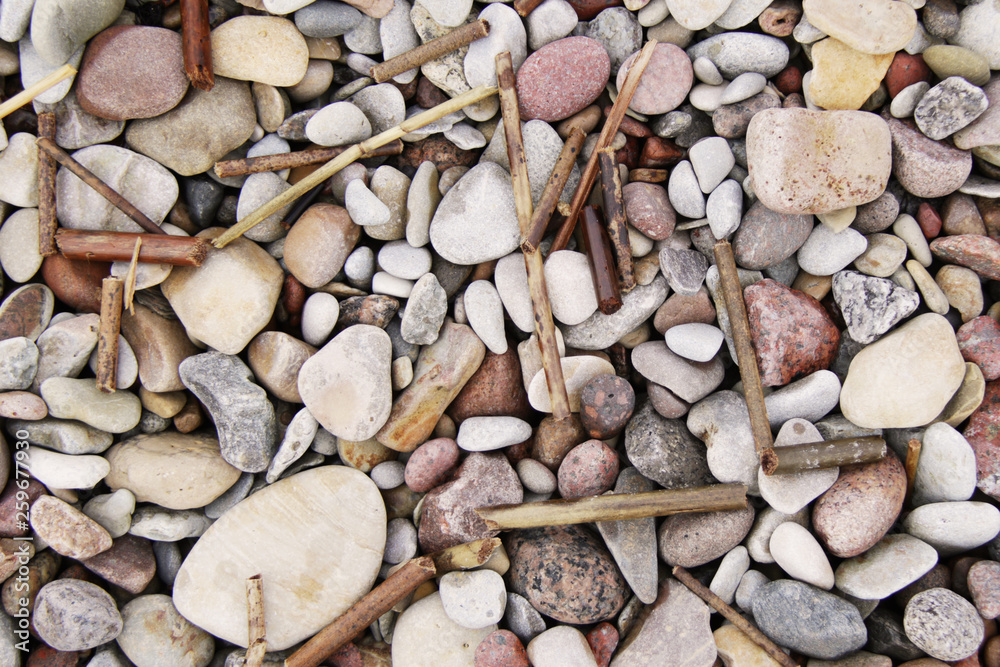 Lot of pebble on the beach background Lot of pebble on the beach background