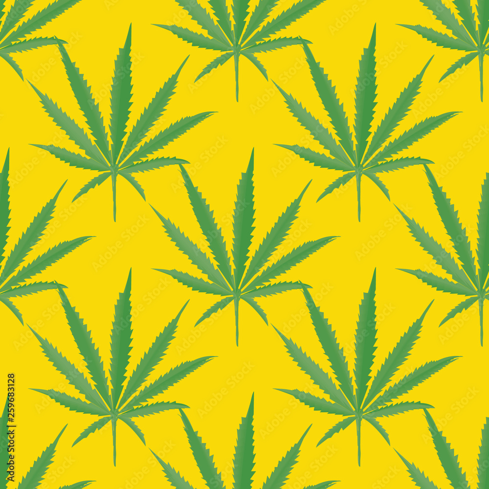 seamless pattern with marijuana seamless pattern with marijuana