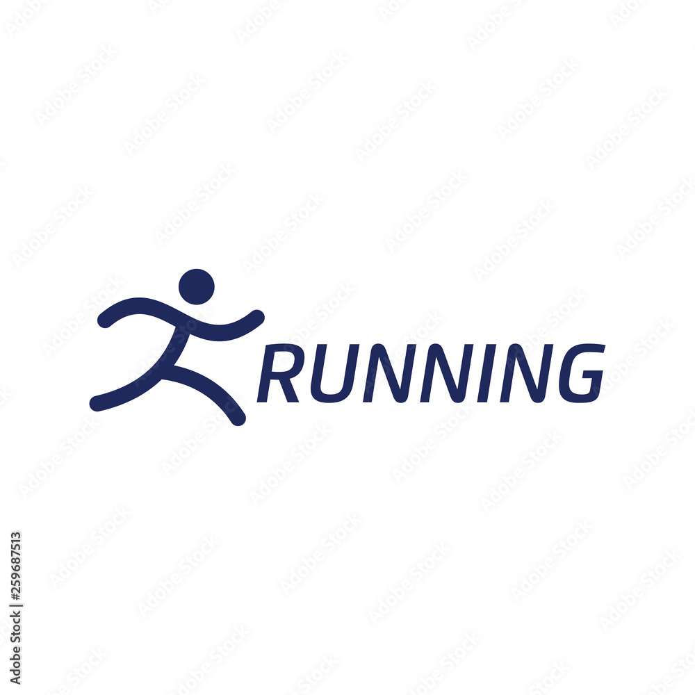 running logo template running logo template