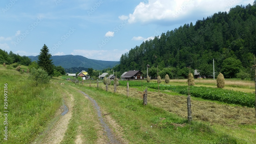 village in the mountains