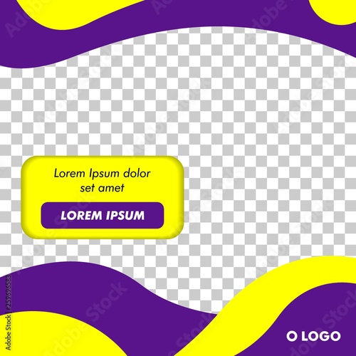 Modern Square Banner Template Vector