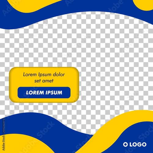 Modern Square Banner Template Vector