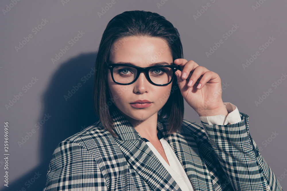 Φωτογραφία Close up photo picture of beautiful pretty attractive charming nice she her lady