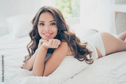 Принти на полотні Portrait of her she nice sweet winsome lovable attractive charming lovely stunni