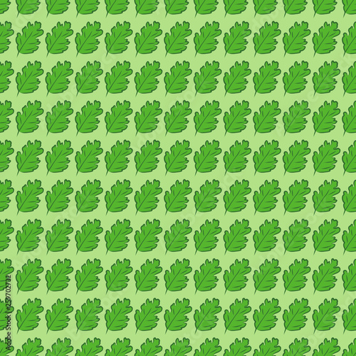 Seamless vector texture with oak leves