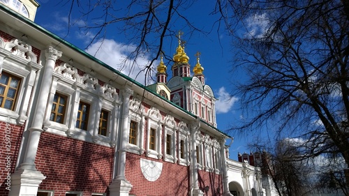 Old orthodox monasteries in Moscow and Vologda city Russia