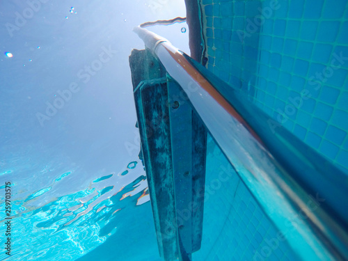 Fotografía submarina en piscina