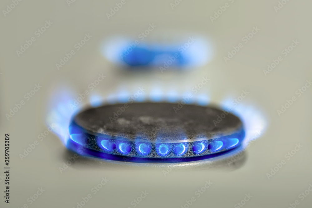 Gas-burner, natural gas in the house. Bhutan, propane Gas-burner, natural gas in the house. Bhutan, propane