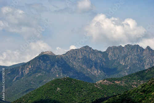 Veduta di Monte Lattias da Uta