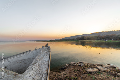 Lake Chivero at sunset