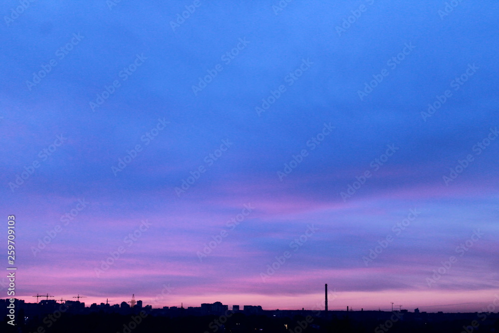 Violet sky Violet sky