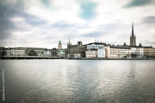 View of Riddarholmen from Stockholm City Hall  Sweden