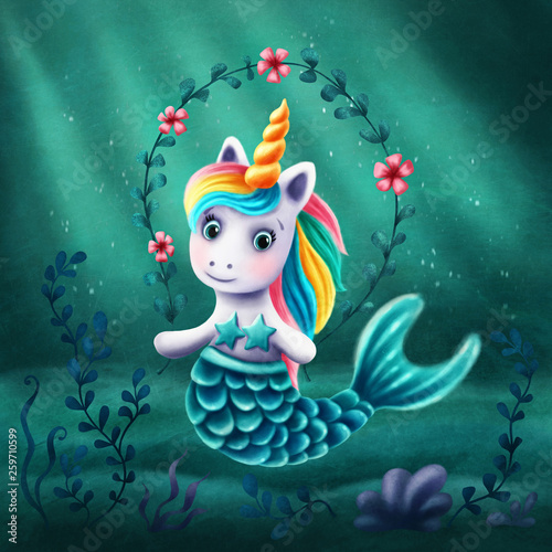 Little marmaid unicorn