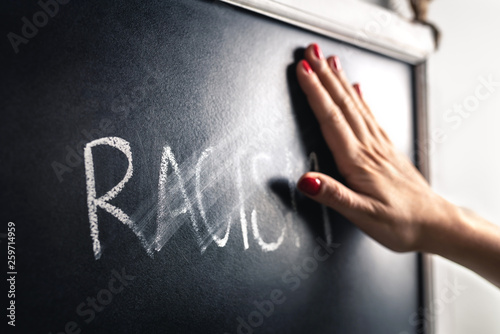 Fotografía Racism concept