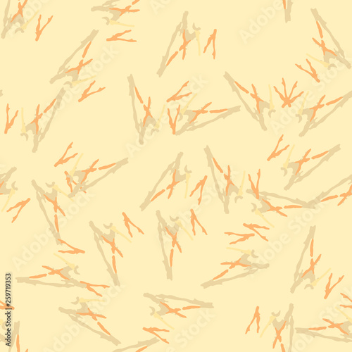 Fototapeta Naklejka Na Ścianę i Meble -  Desert camouflage of various shades of orange, beige and yellow colors