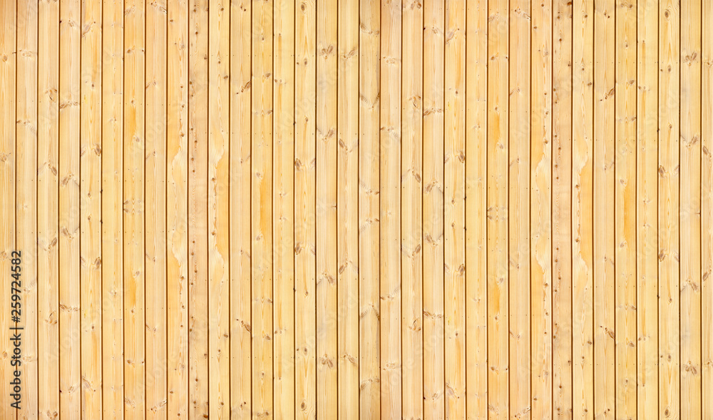 Lambris bois clair, bandes verticales Stock Photo