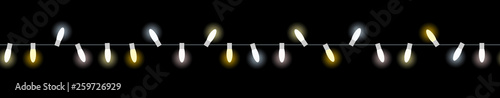 colored light bulbs string