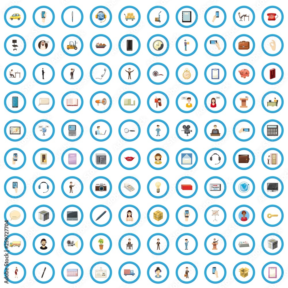 100 project planning icons set in cartoon style for any design vector illustration 100 project planning icons set in cartoon style for any design vector illustration
