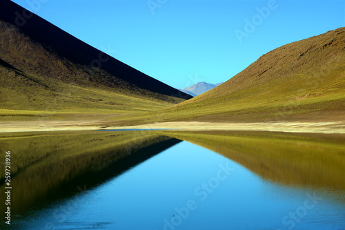 Reflection in Lagunas Altiplanicas Atacama photo