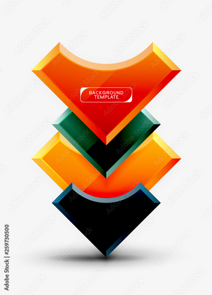 Geometric shapes abstract background Geometric shapes abstract background