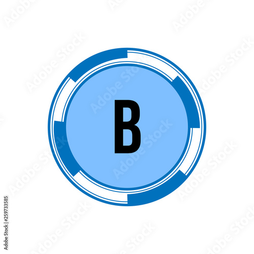 Initial Letter Logo B Template Vector Design