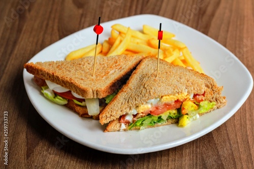 Sandwich vegetal vegano