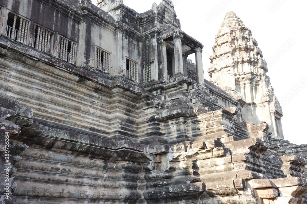 ancient temple in angkor cambodia