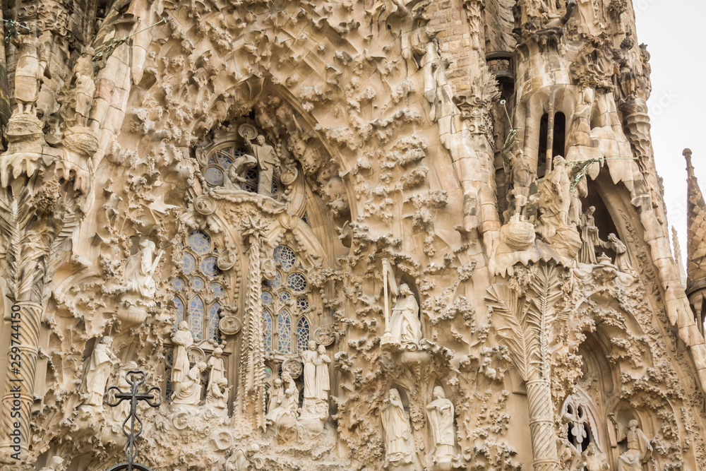 Details of the Sagrada Familia