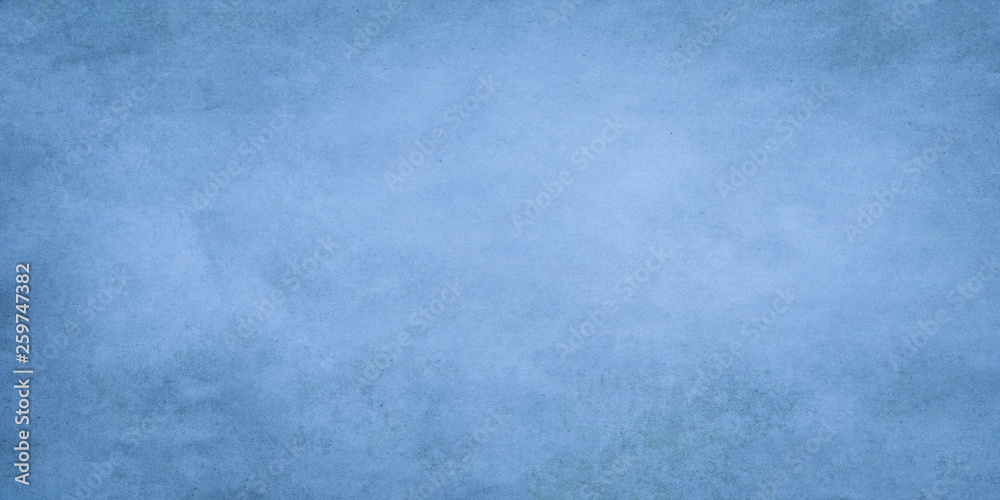 Blue wide grunge effect texture.