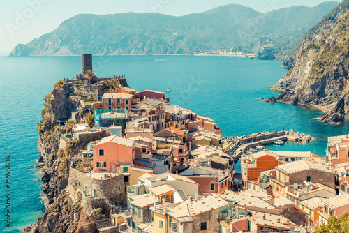 Vernazza, Cinque Terre (Italian Riviera Liguria), Italy - famous italian travel destinations © UMB-O