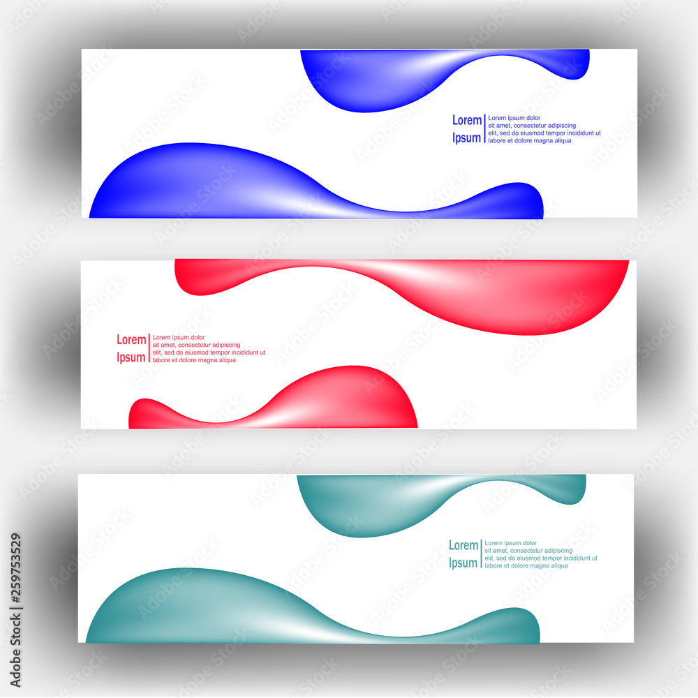 abstract dynamic fluid geometric design banner web template. Banner web design vector template