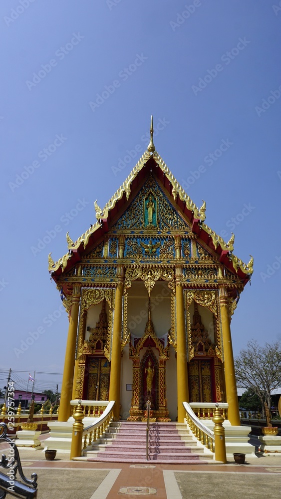 wat tongchai temple complex in phetchaburi