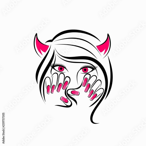 Nails Women vector