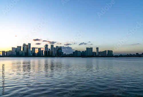 panoramic city skyline 