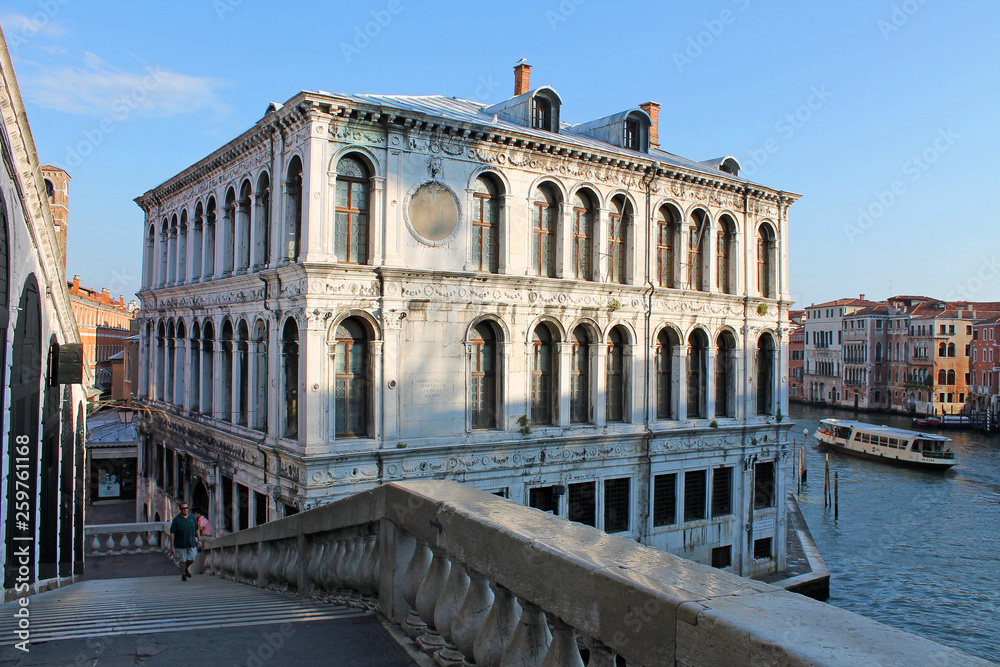 Ancient architecture in Venice Italy