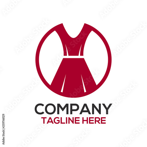 Fashion and dress design logo