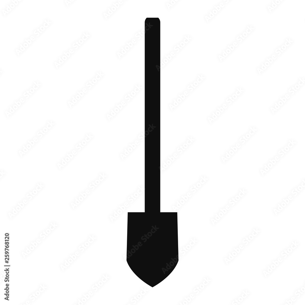 Shovel icon vector illustration Shovel icon vector illustration