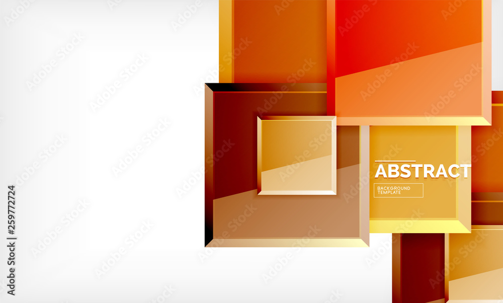 Square geometrical background